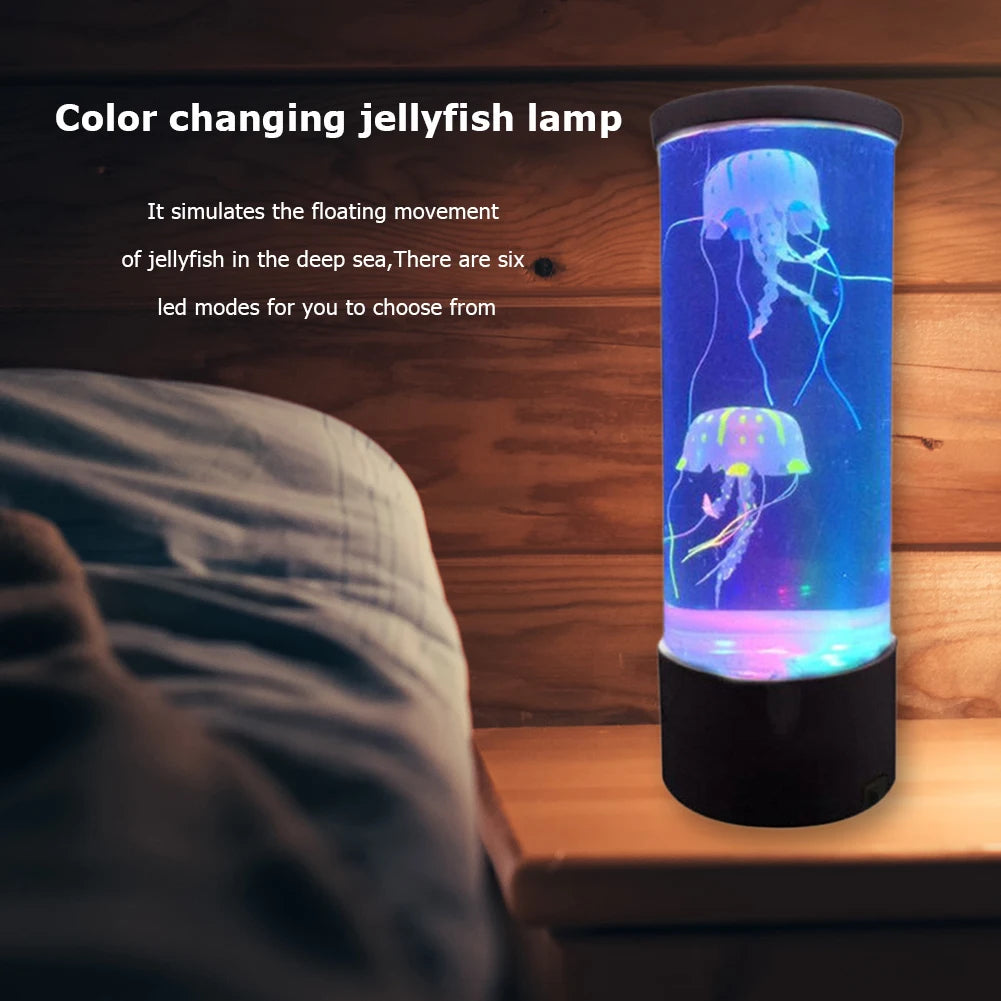 LED Jellyfish Aquarium Night Light