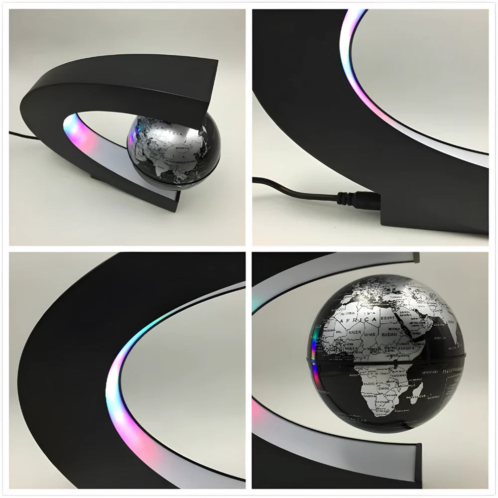 LED Levitating World Globe Lamp