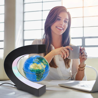 LED Levitating World Globe Lamp