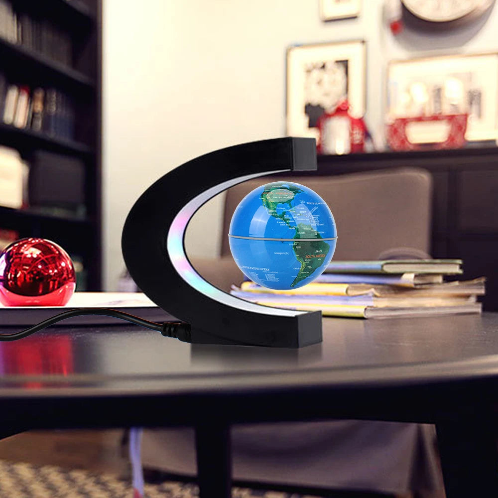 LED Levitating World Globe Lamp