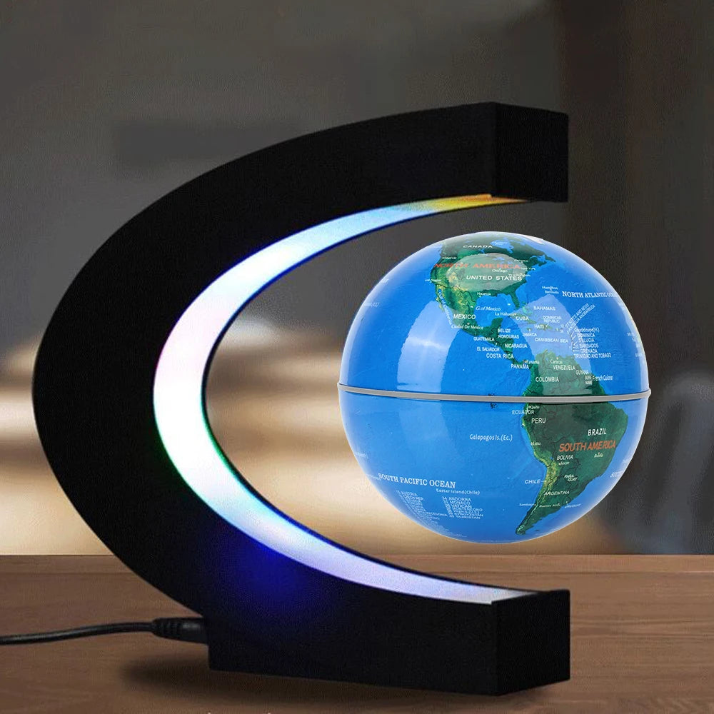LED Levitating World Globe Lamp