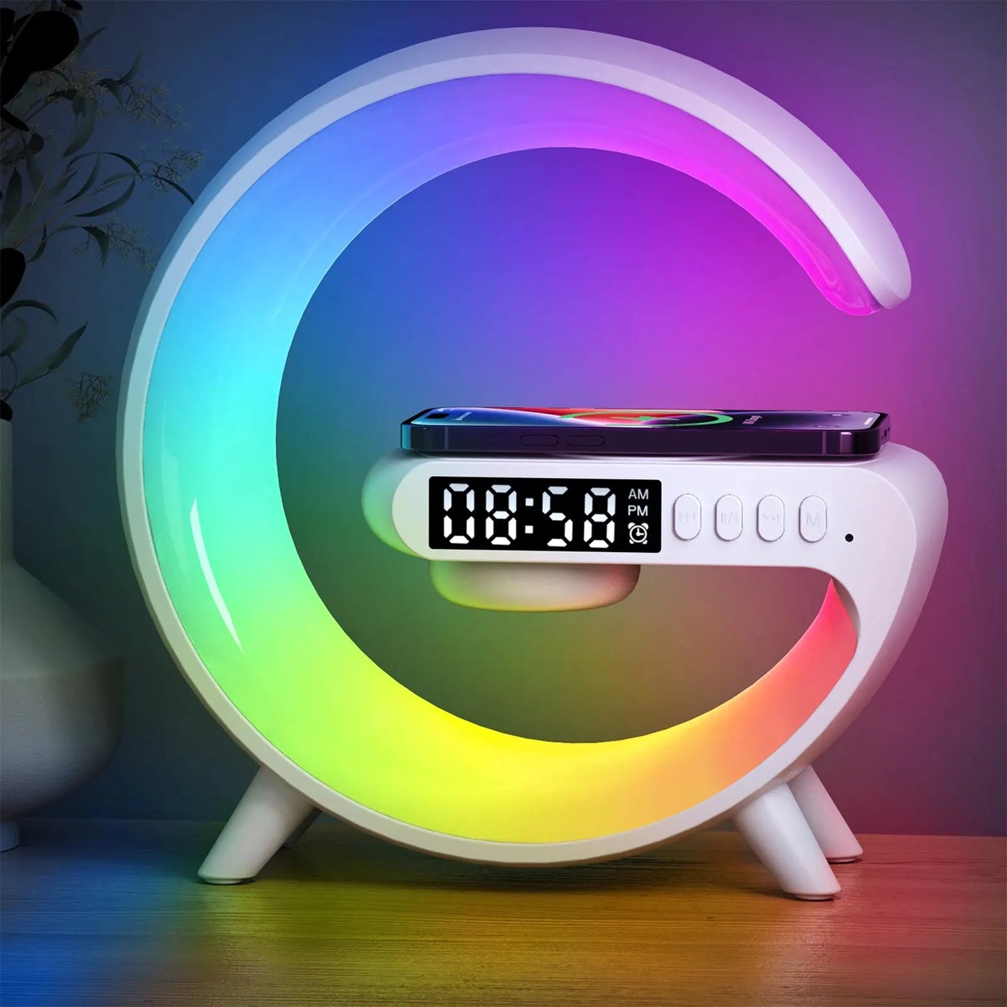 Smart LED Wake-Up Lamp (RGB + Speaker)