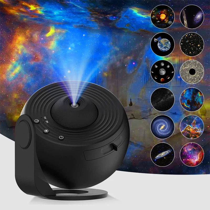360° Galaxy Star Projector Lamp