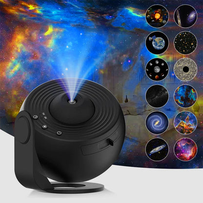 360° Galaxy Star Projector Lamp