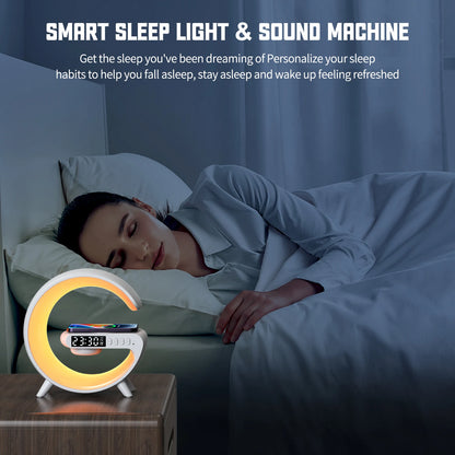 Smart LED Wake-Up Lamp (RGB + Speaker)