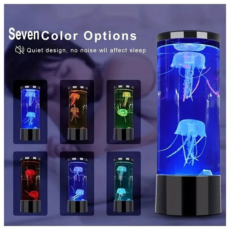 LED Jellyfish Aquarium Night Light