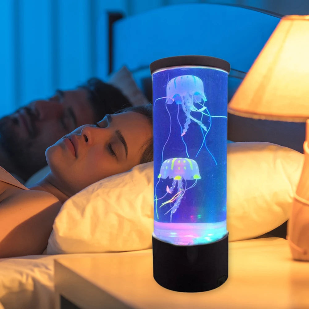 LED Jellyfish Aquarium Night Light