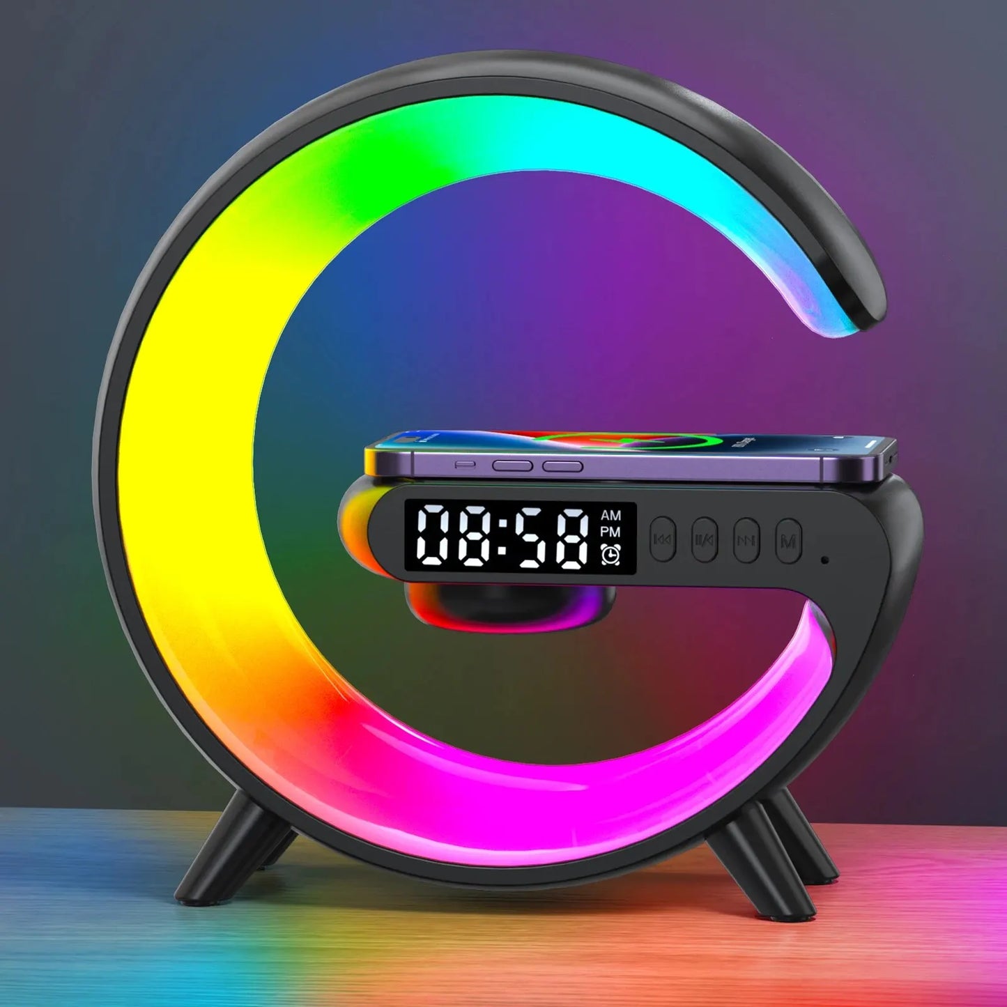 Smart LED Wake-Up Lamp (RGB + Speaker)