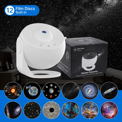 360° Galaxy Star Projector Lamp