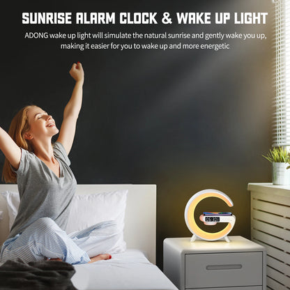 Smart LED Wake-Up Lamp (RGB + Speaker)