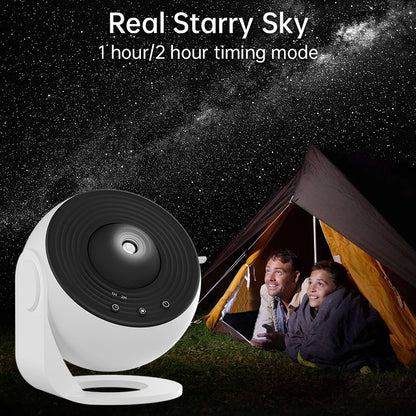 360° Galaxy Star Projector Lamp