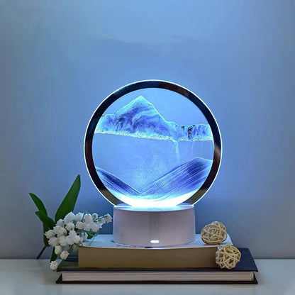SandFlow™ 3D LED Mood Lamp with Moving Sand Art