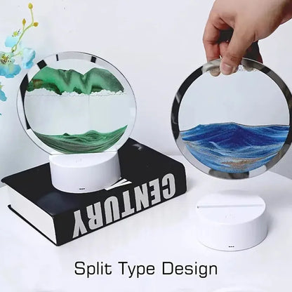 SandFlow™ 3D LED Mood Lamp with Moving Sand Art