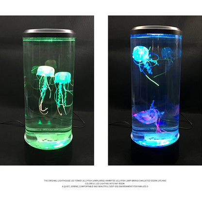 LED Jellyfish Aquarium Night Light