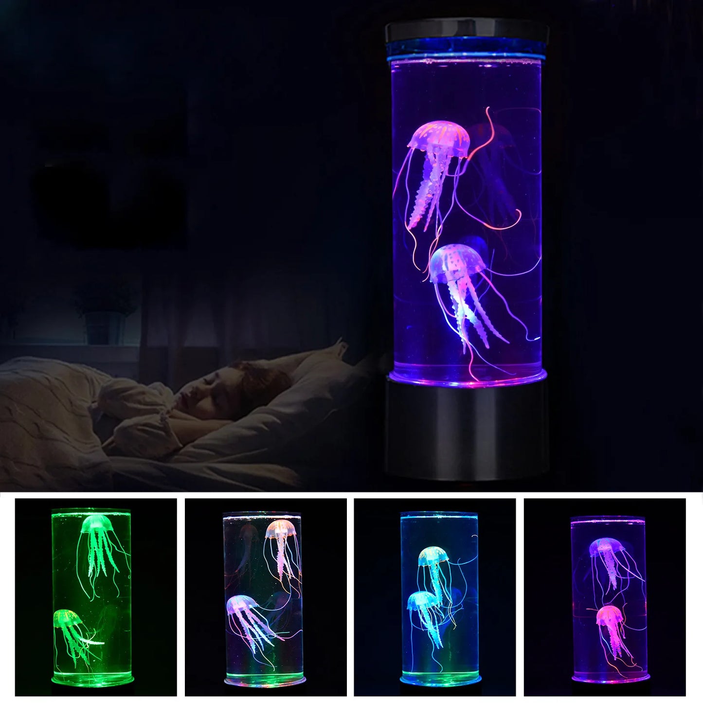 LED Jellyfish Aquarium Night Light