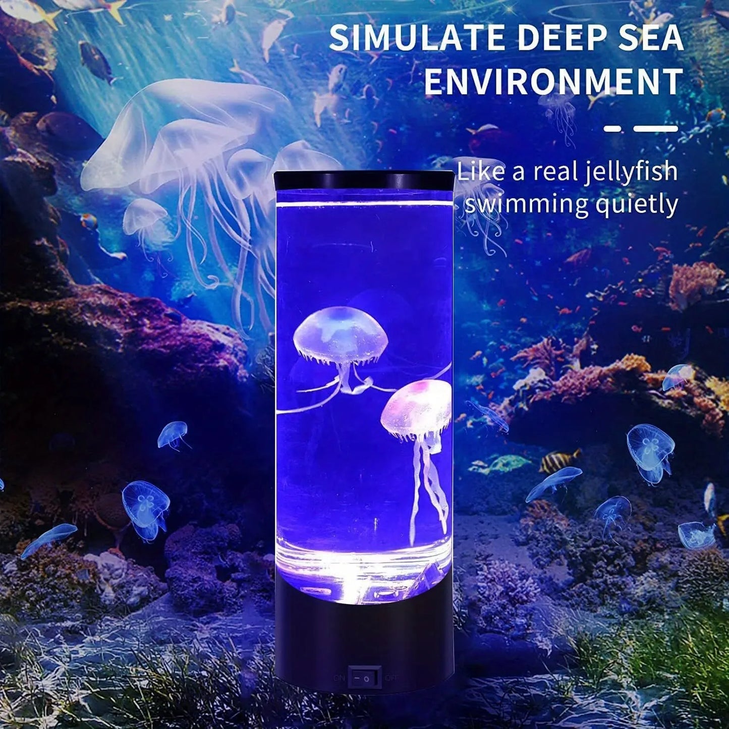 LED Jellyfish Aquarium Night Light